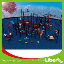 Los niños juegan el equipo al aire libre de la diapositiva Serie del racimo de la aptitud LE-NT005